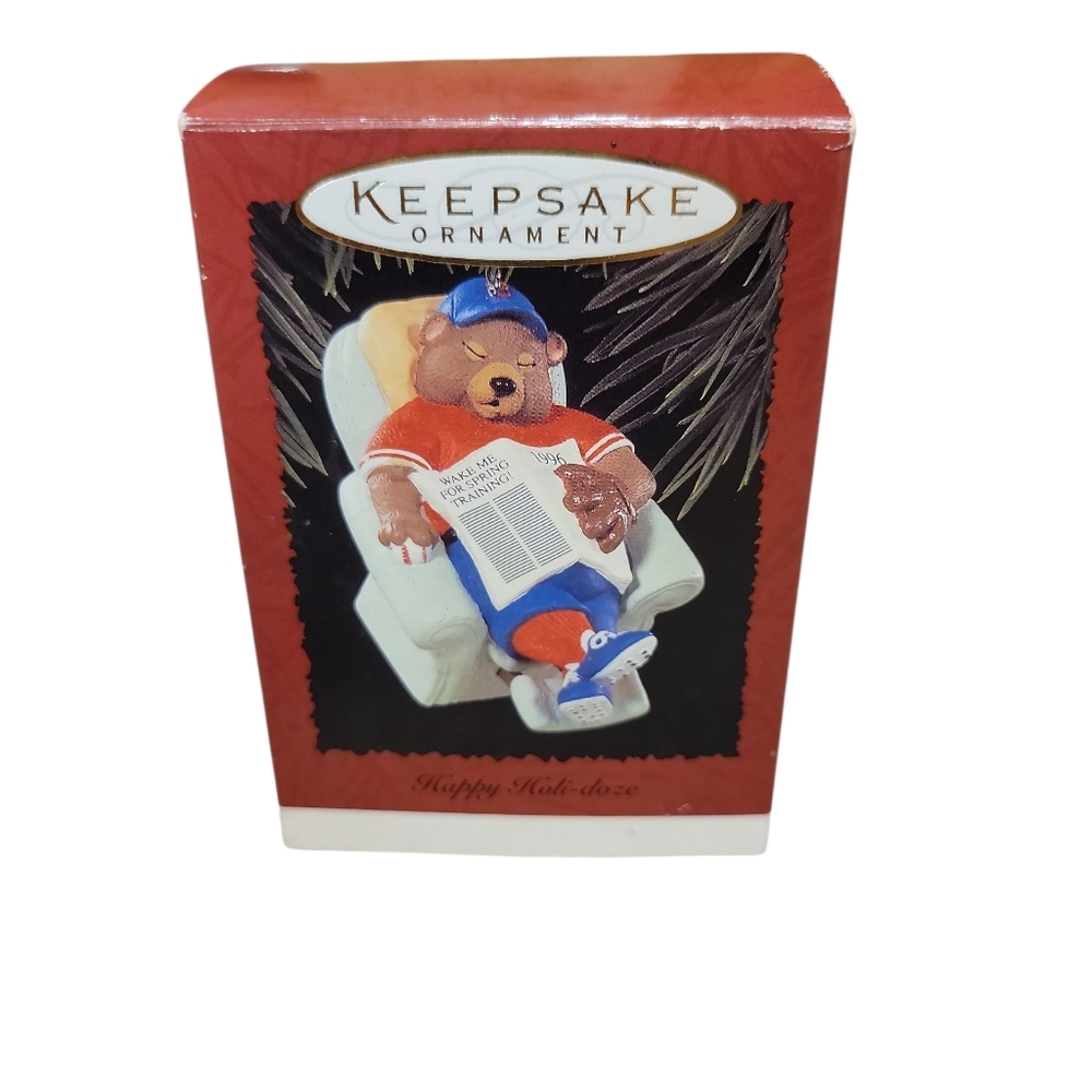 VTG Happy Holi-doze 1996 Hallmark Keepsake‎ Christmas Ornament